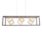 LED hanglamp Tripoli 100cm - Zwart