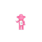 Legende Aap Beelden - Roze - 11x7x19cm Polyresin