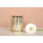 Vanille Kaars Goud 8x7,5cm