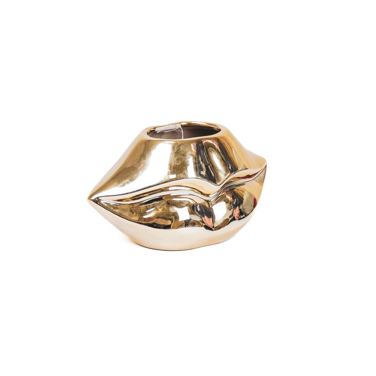 Gouden keramische pot - 21x19x11cm - Housevitamin