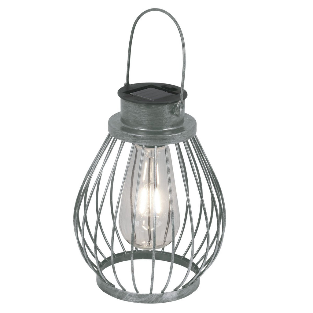 Näve LED Zonnelamp - Zilver 21,5cm