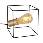 Näve Canto Tafellamp - Zwart/Goud 16cm
