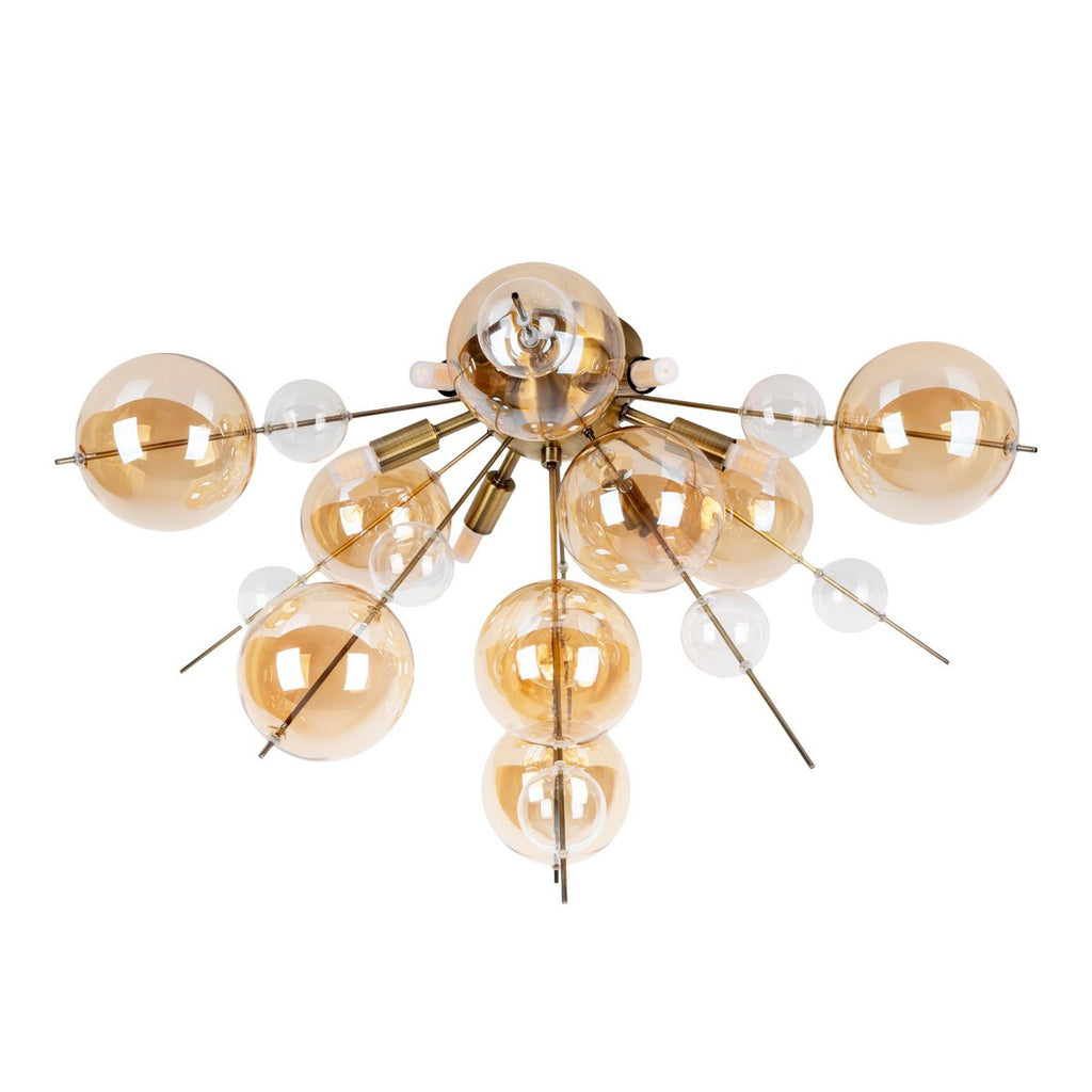 Plafondlamp Explosie Amber Ø57cm G9