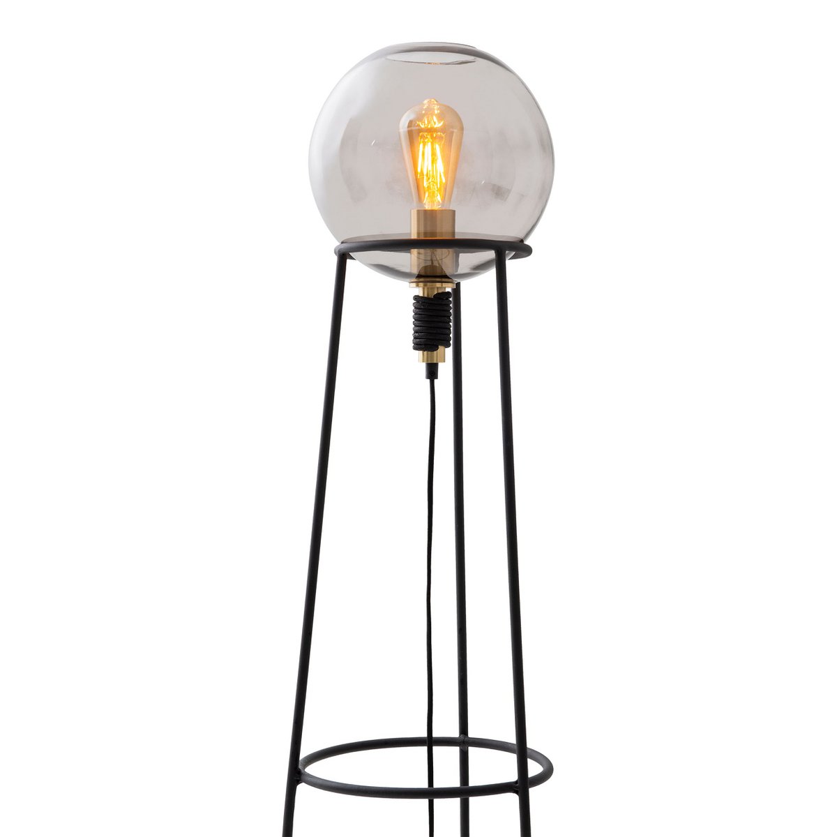 Näve Stelo Vloerlamp - Zwart 128,5cm