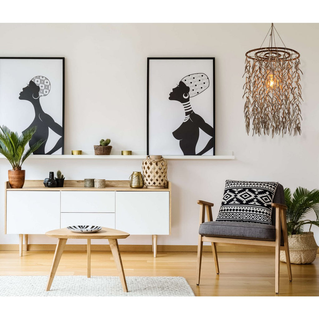 Näve Hanglamp Kokosnoot Ø40cm Beige E27