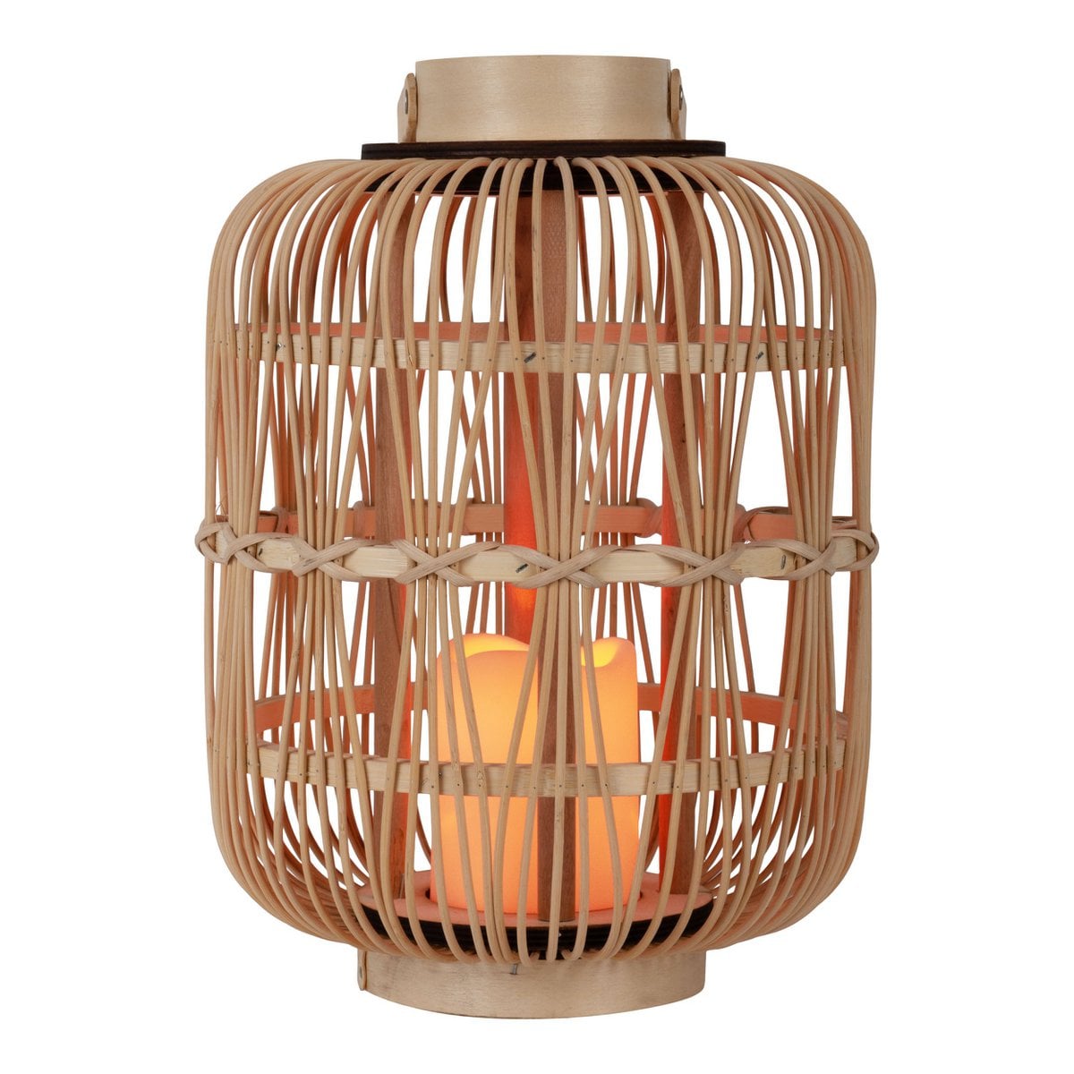 LED Decol Light Korbinian - Rattan 32,5cm
