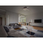 Näve Onda LED Vloerlamp - 130cm Zwart