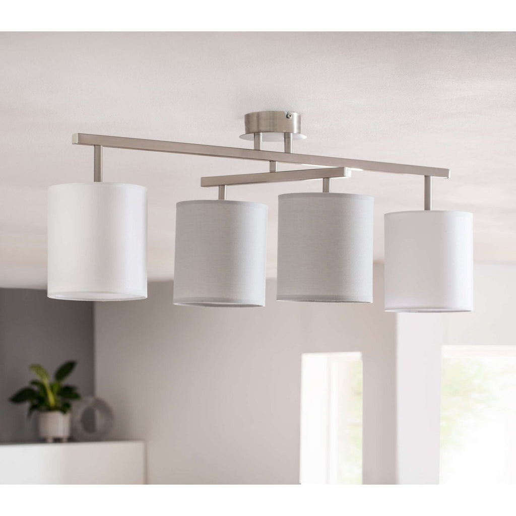 Näve Tilde Plafondlamp - Grijs 82cm E27