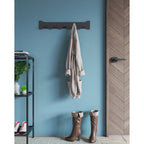 Gorillz Triangle Five wandkapstok - industrieel ontwerp, 5 haken, blauw