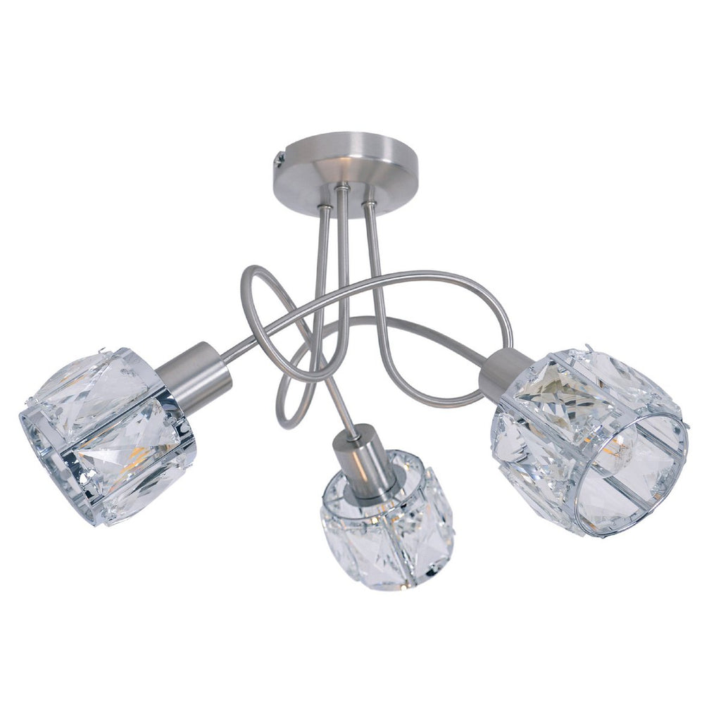 Näve Josefa LED Plafondlamp 3-Lichts 38x24cm