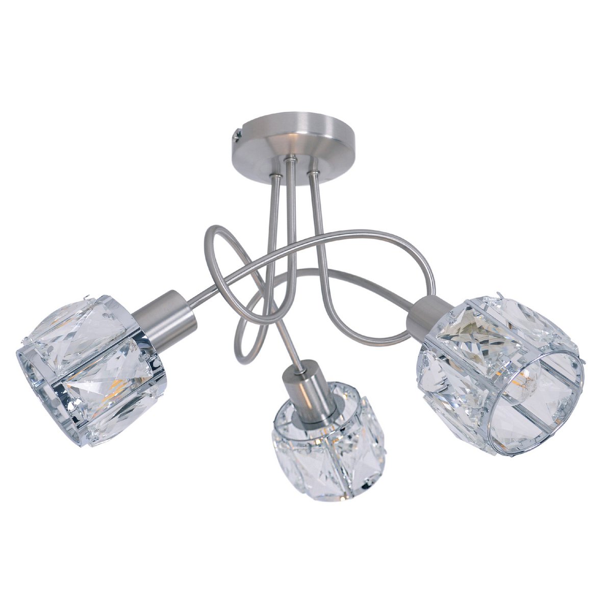 Näve Josefa LED Plafondlamp 3-Lichts 38x24cm