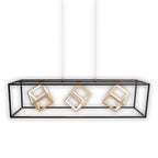 LED hanglamp Tripoli 100cm - Zwart