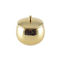 Aulica Ronde Kaars Goud 8cm