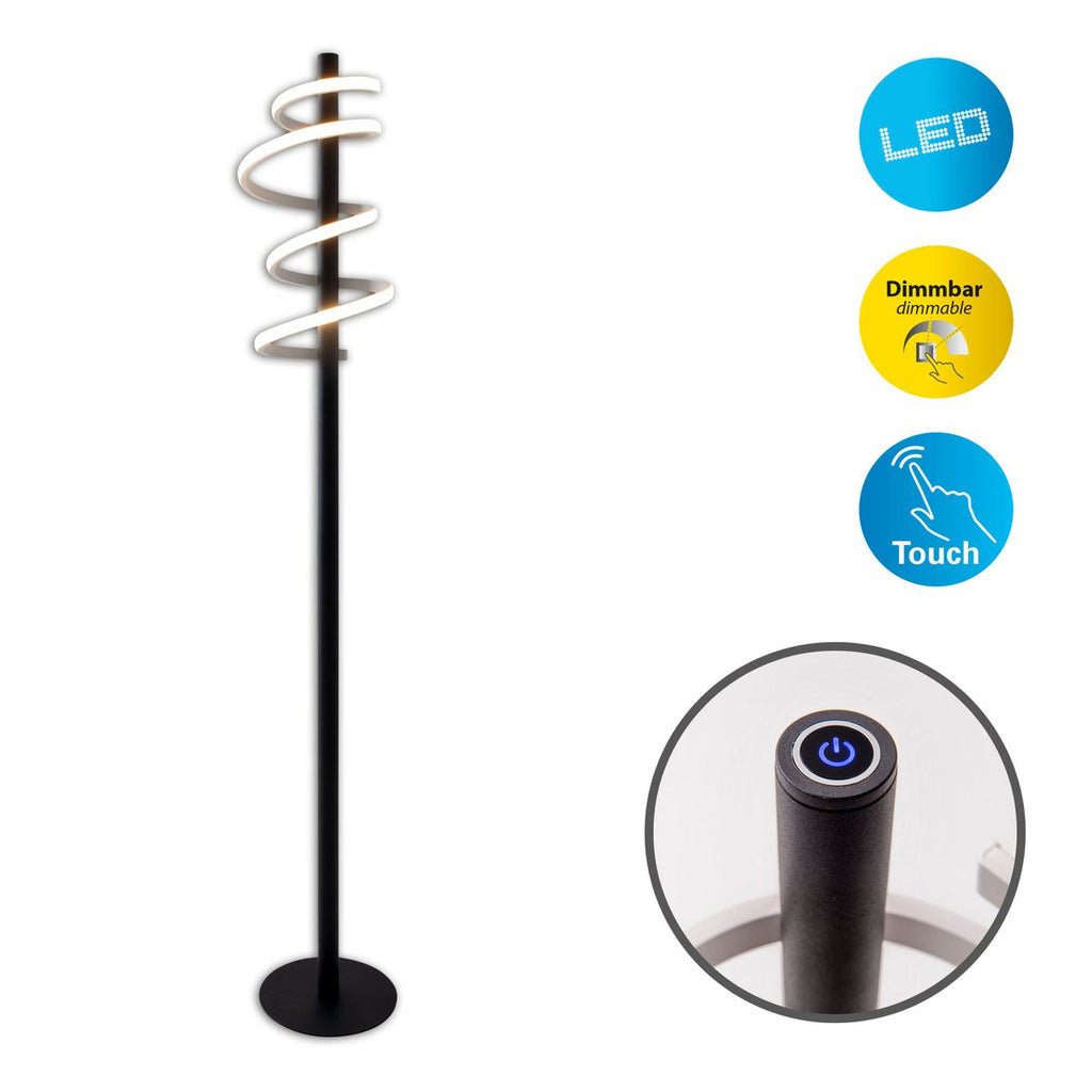 Näve Belleza LED Staande Lamp 140cm Zwart