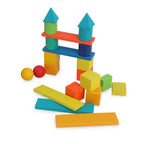 Kinderfeets Houten Blokkenset - Regenboog 100-delig