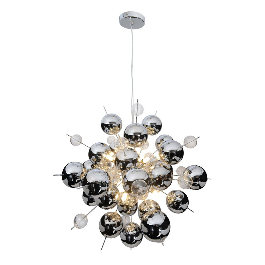 Näve Explosie Hanglamp Chroom 65cm G9