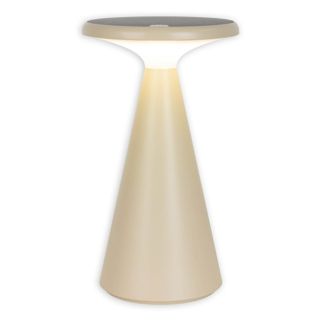 Näve Palu Zonne-tafellamp Beige 20cm