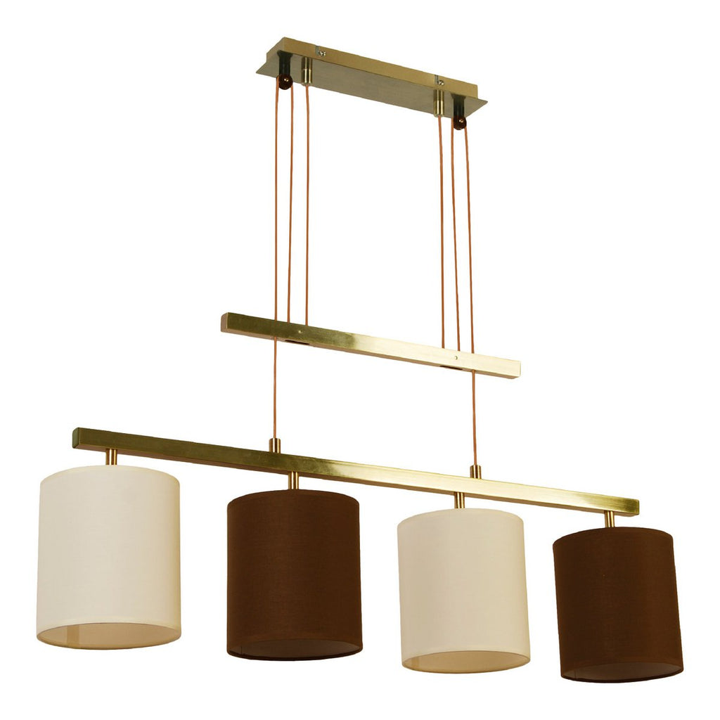 Näve Tilde Hanglamp 4-Lichts - Beige Bruin 86cm