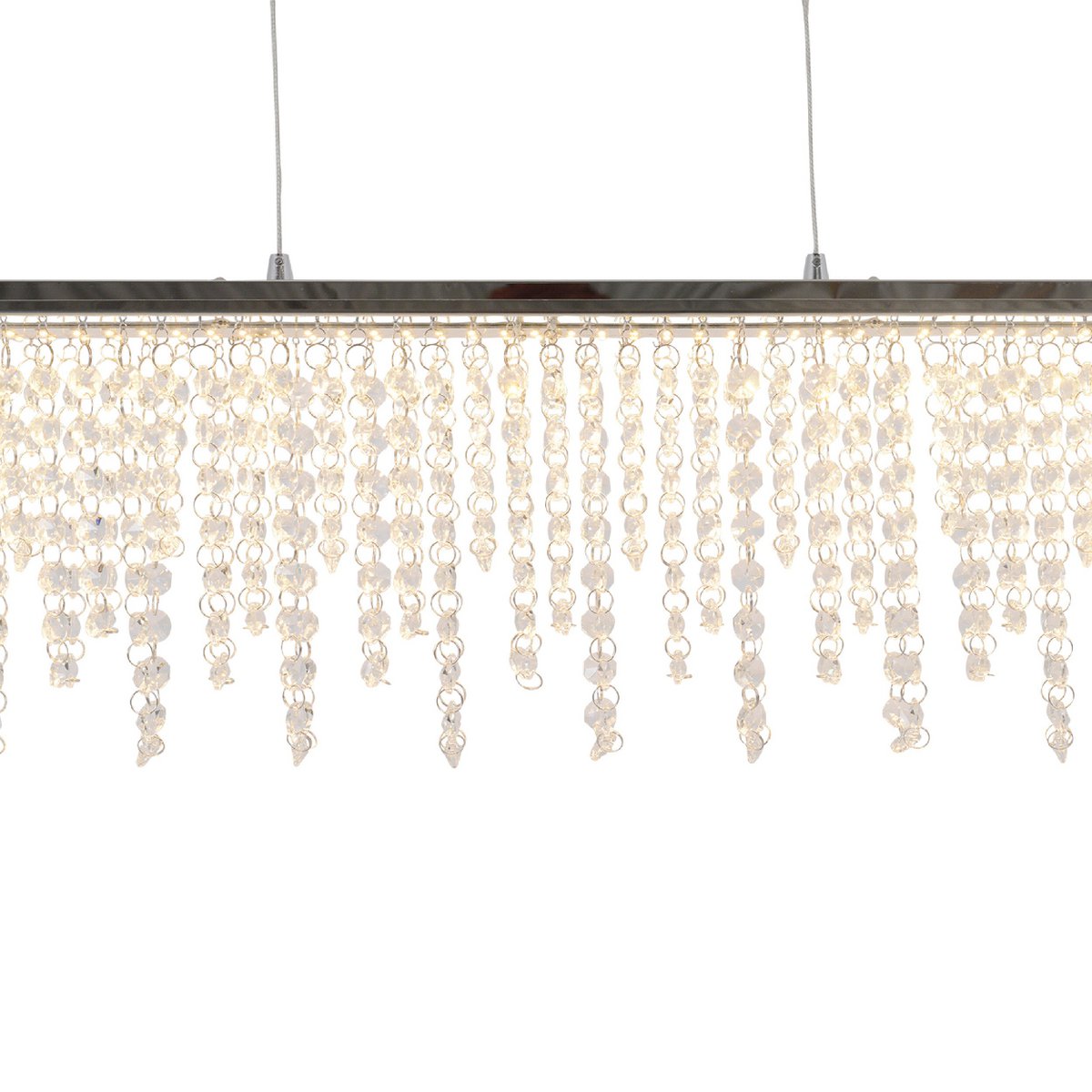 LED Hanglamp Diamanten Näve - Kristalglas Chroom