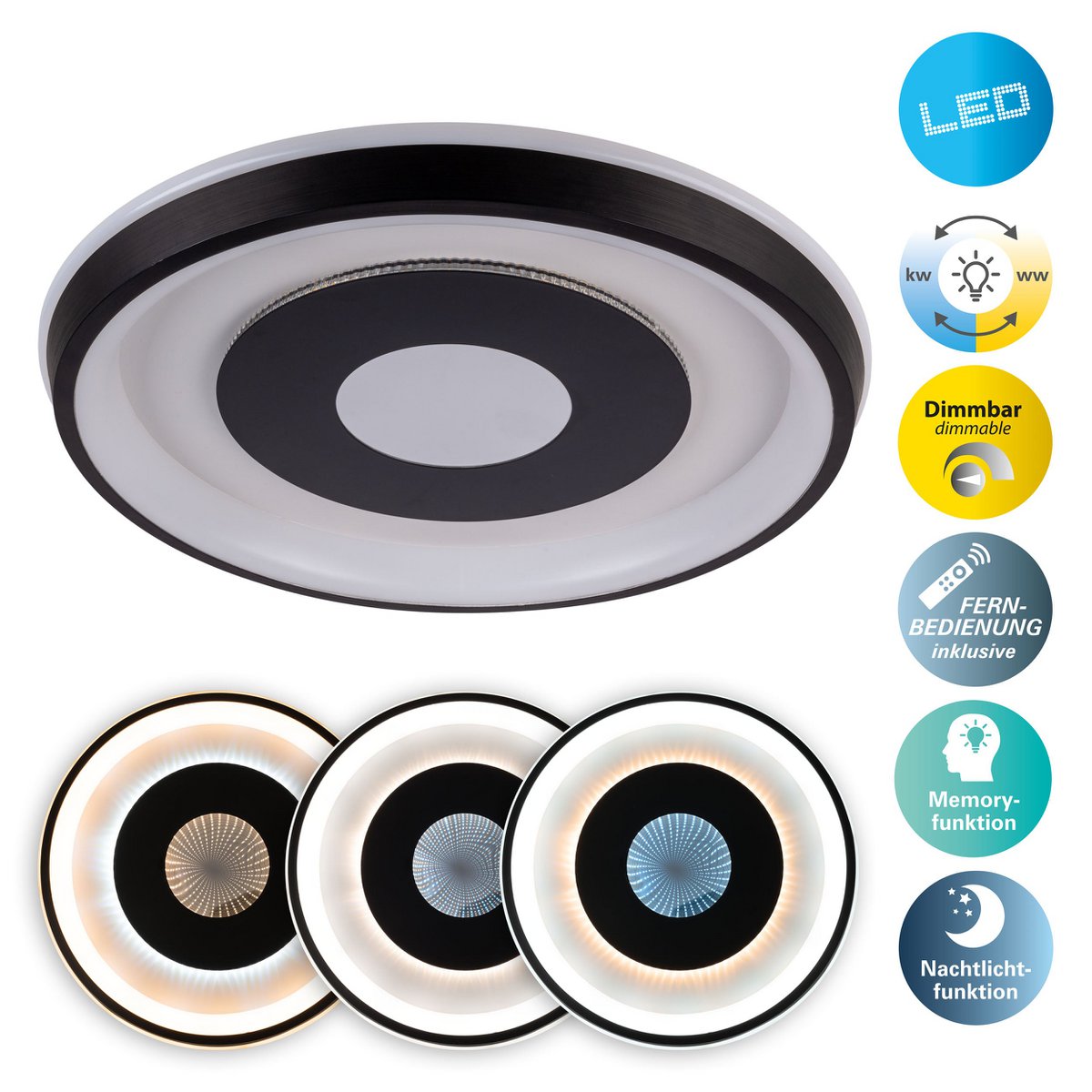 Näve LED-Plafondlicht EVA 49cm