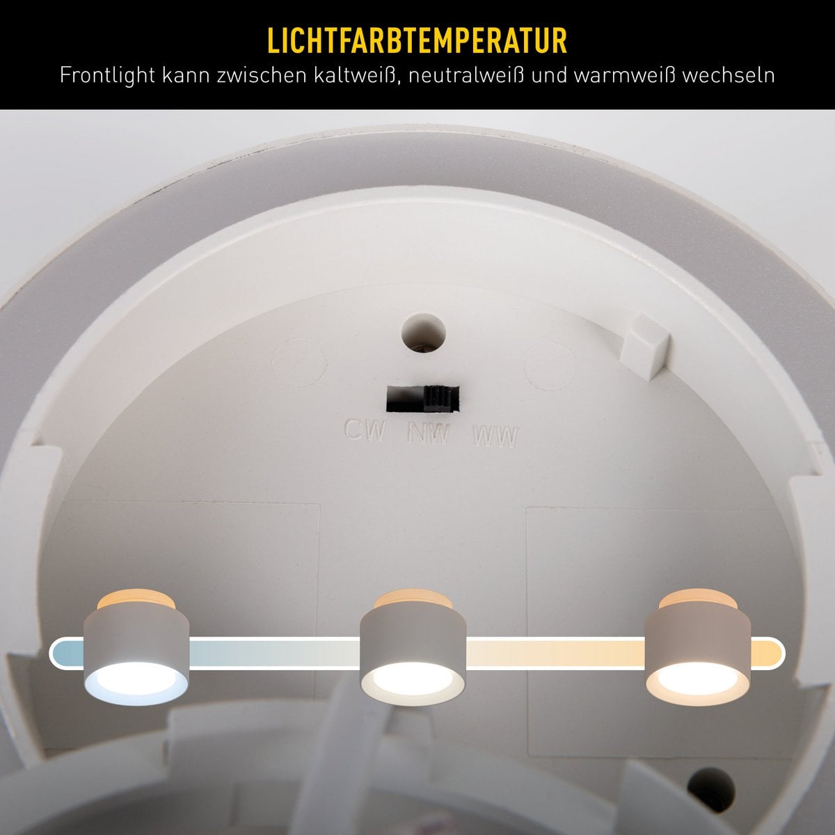 LED Spot Trimes 14cm Witte - Näve