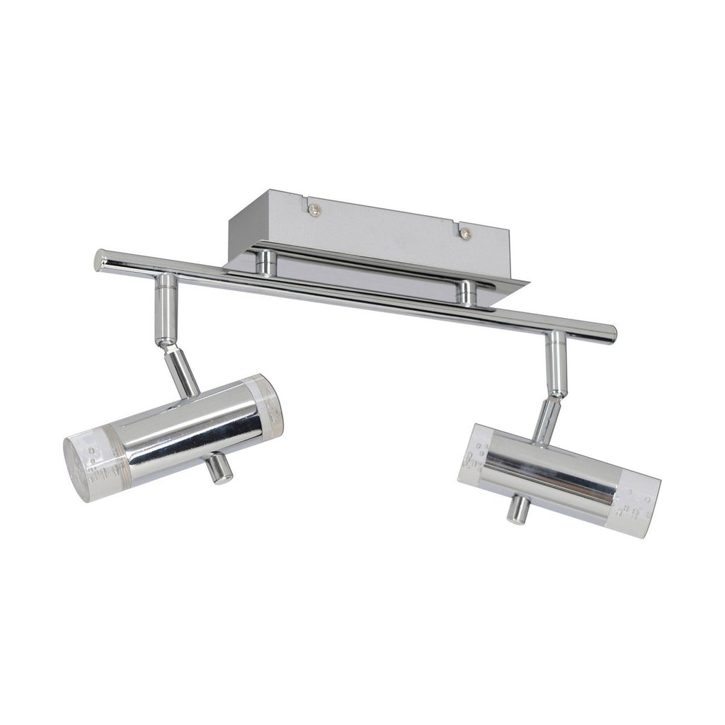 Näve Garda LED-plafondlamp 34cm chroom