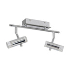 Näve Garda LED-plafondlamp 34cm chroom