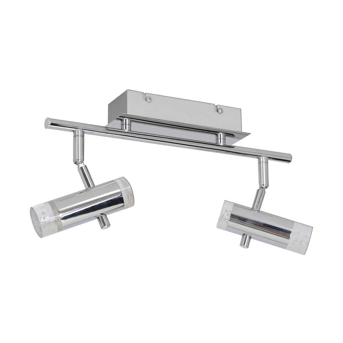 Näve Garda LED-plafondlamp 34cm chroom
