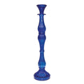 Blauwe kandelaar groot - Aulica - 41cm