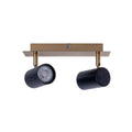 Näve Frida Wandlamp 2x GU10 - Zwart/Goud