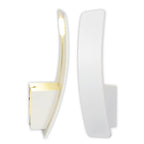 LED Wandlamp Stan - 30cm Wit Metaal