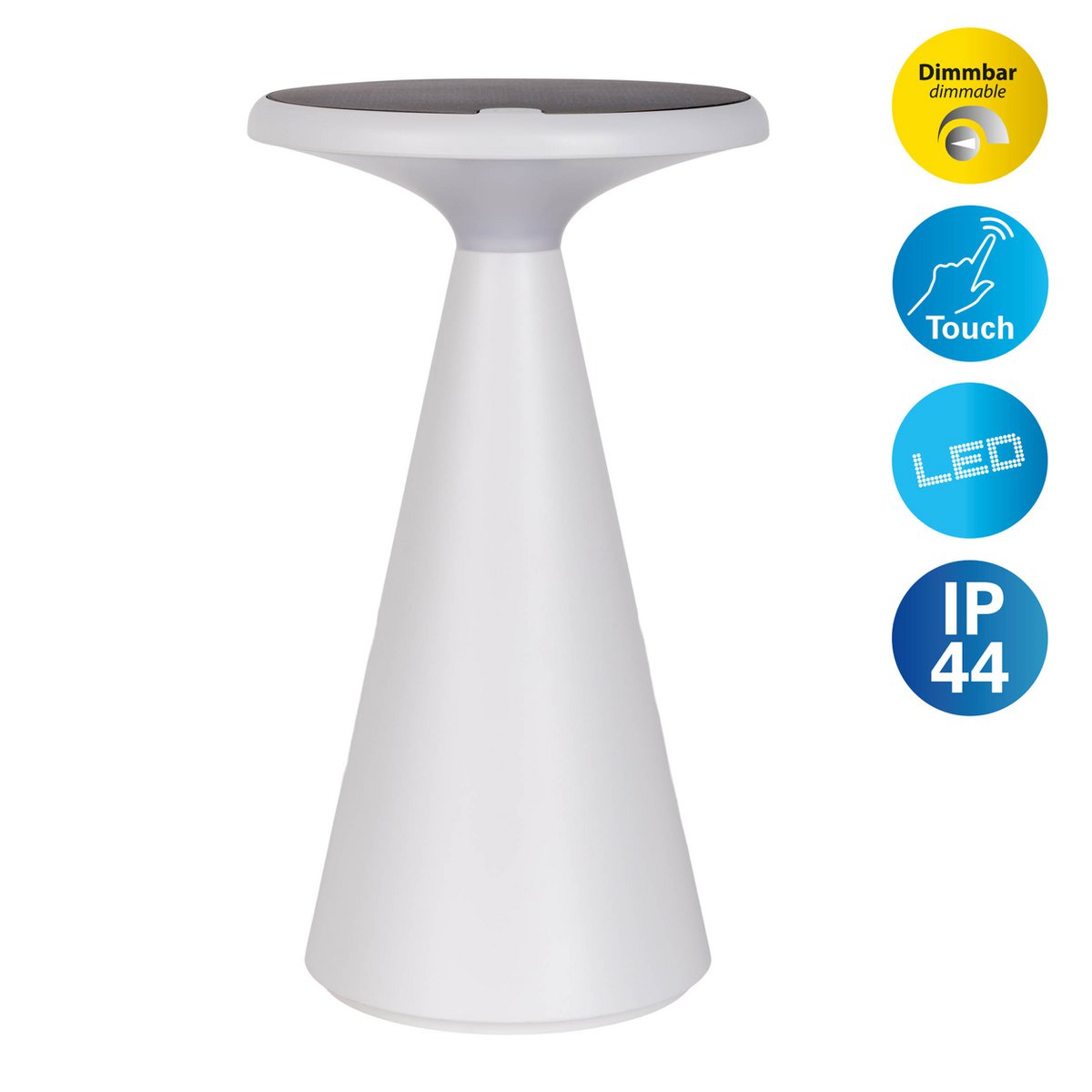 Näve Palu Zonnelamp Wit - 20cm