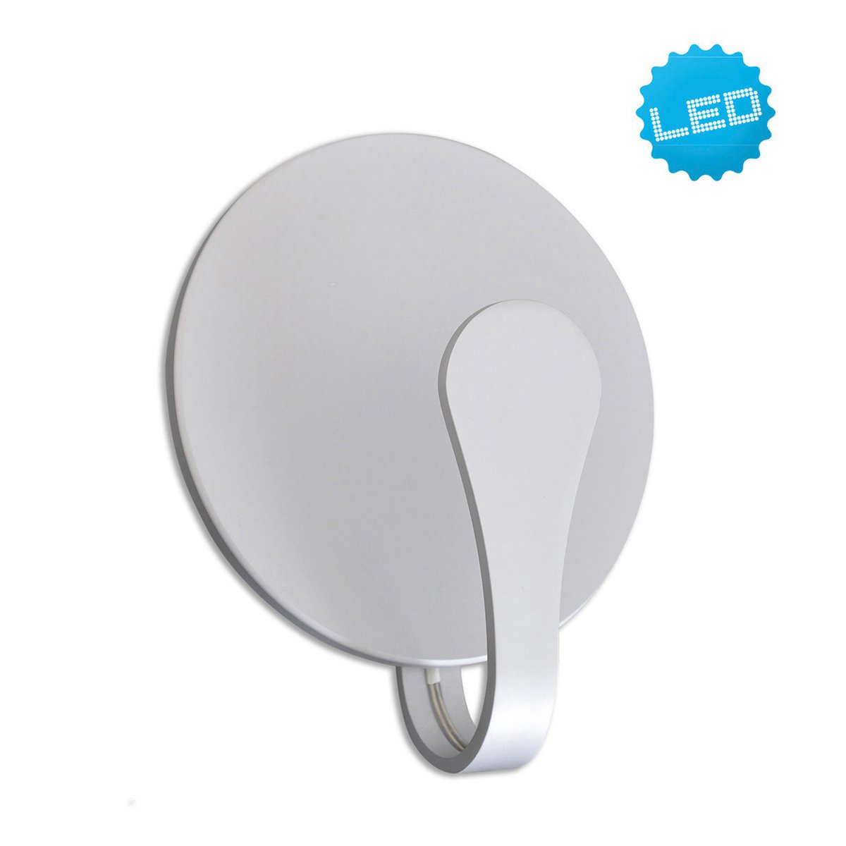 Näve Stan LED-Wandlamp - Silber