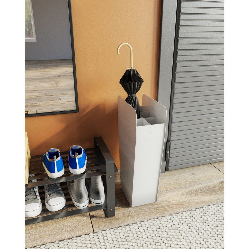 Gorillz Brella Paraplubak Zwart, 6 Vakken, 58 cm Hoog, Duurzaam Metaal