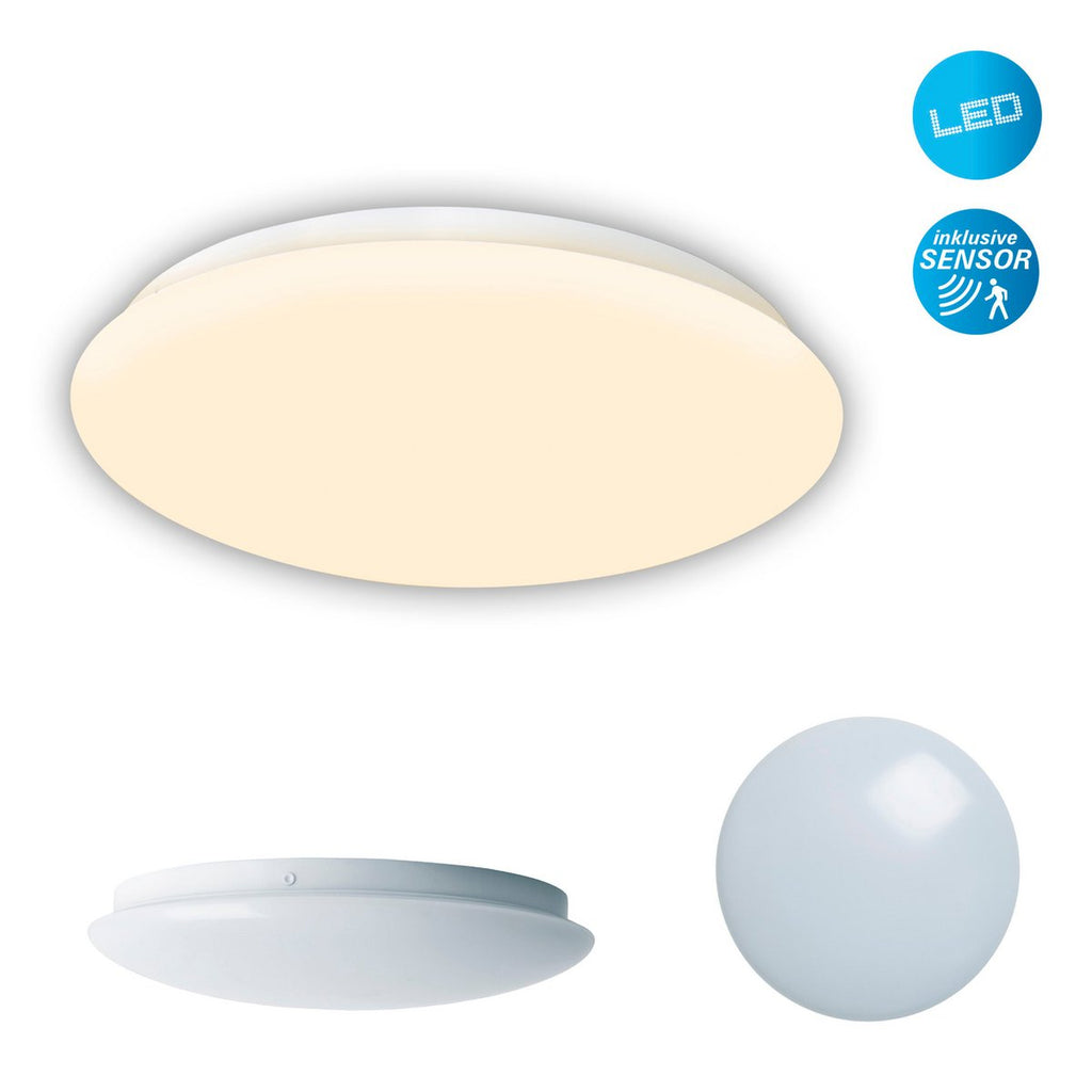 LED-plafondlamp Mesa - wit bewegingsdetector