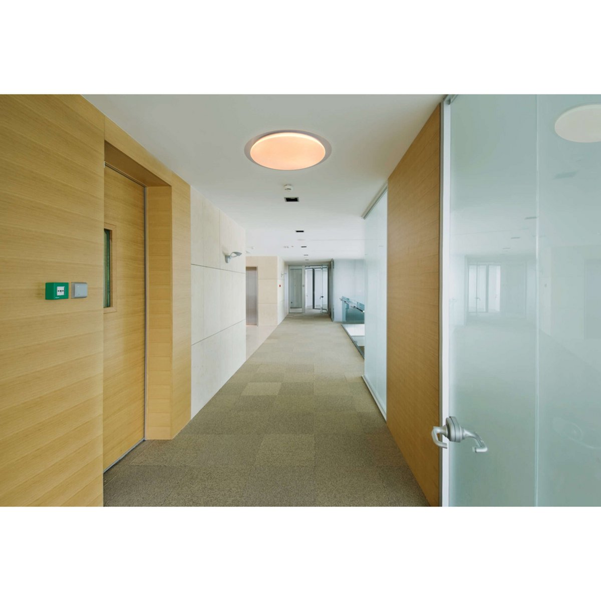 Näve Locarno LED Plafondlamp Ø 46cm Wit