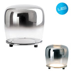 Näve LED Tafellamp Smoky 18cm Metaal Glas