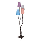 Näve Boho Stehlampe 4-flammig 140cm Textil
