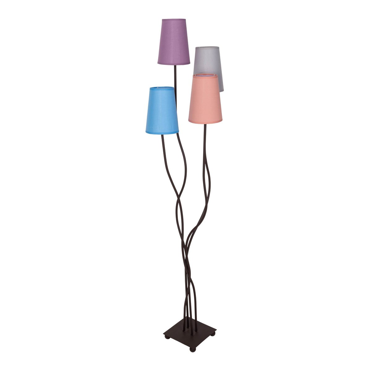 Näve Boho Stehlampe 4-flammig 140cm Textil