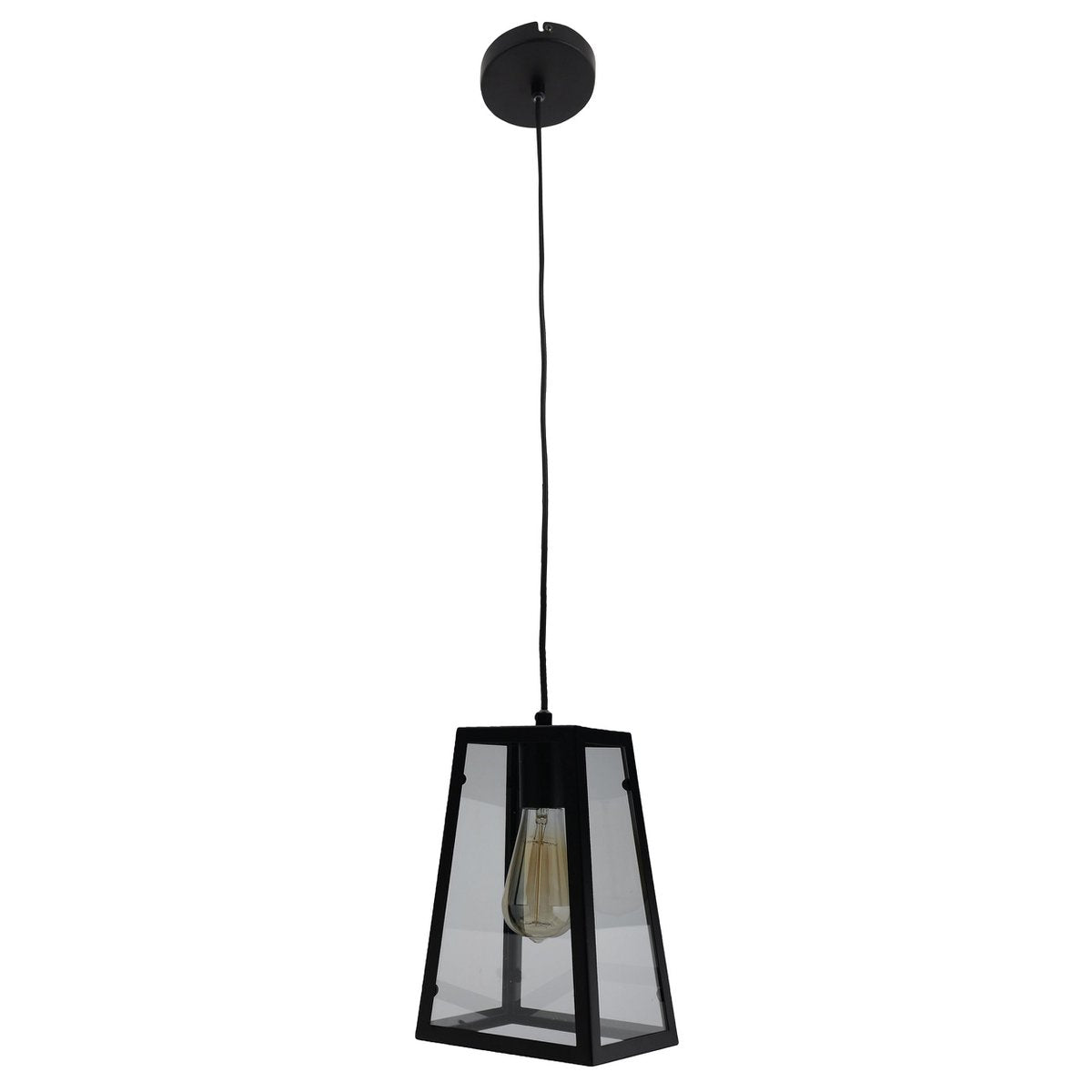 Näve Leuchten Alex Hanglamp - Zwart 150cm