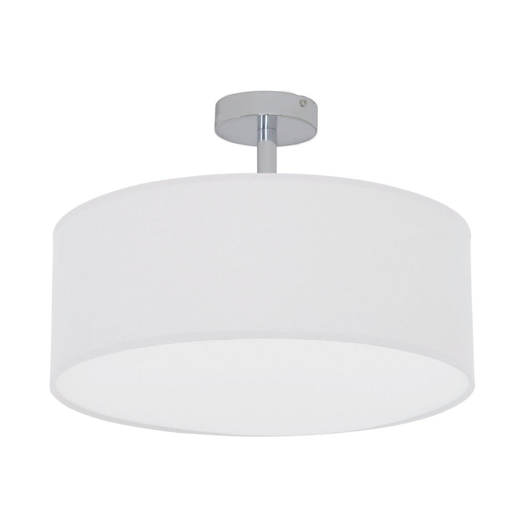 Näve Leuchten Textiel Plafondlamp Wit 40cm - Elegant & Duurzaam