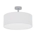 Näve Leuchten Textiel Plafondlamp Wit 40cm - Elegant & Duurzaam