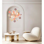 Näve Hanger Lamp Explosie Pastelkleuren