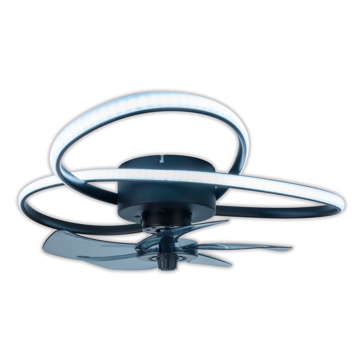 Näve Leccio LED Deckenleuchte 58cm mit Ventilator