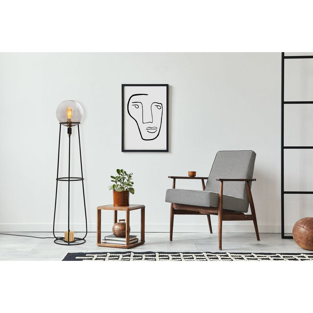 Näve Stelo Vloerlamp - Zwart 128,5cm