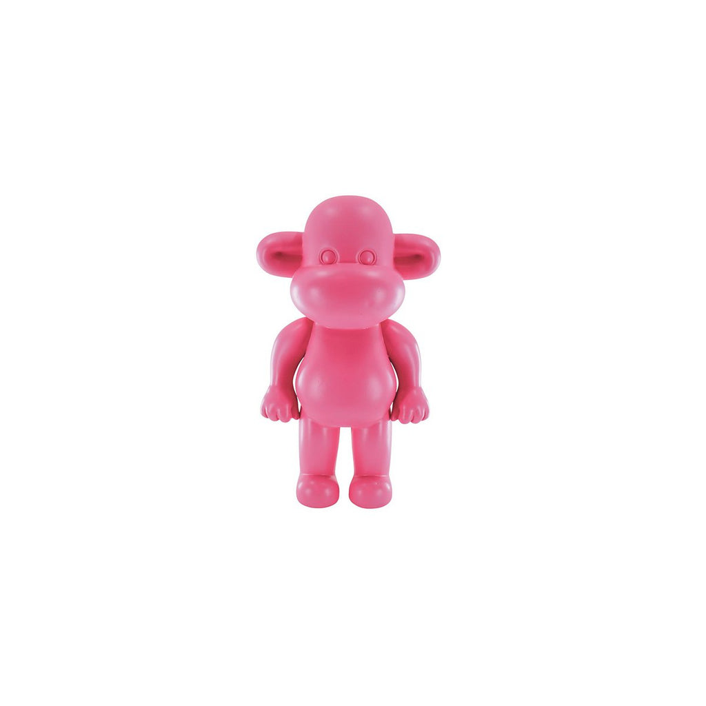 Legende Aap Beeldje - Roze Polyresin - 20,5x13,5x35cm HouseVitamin
