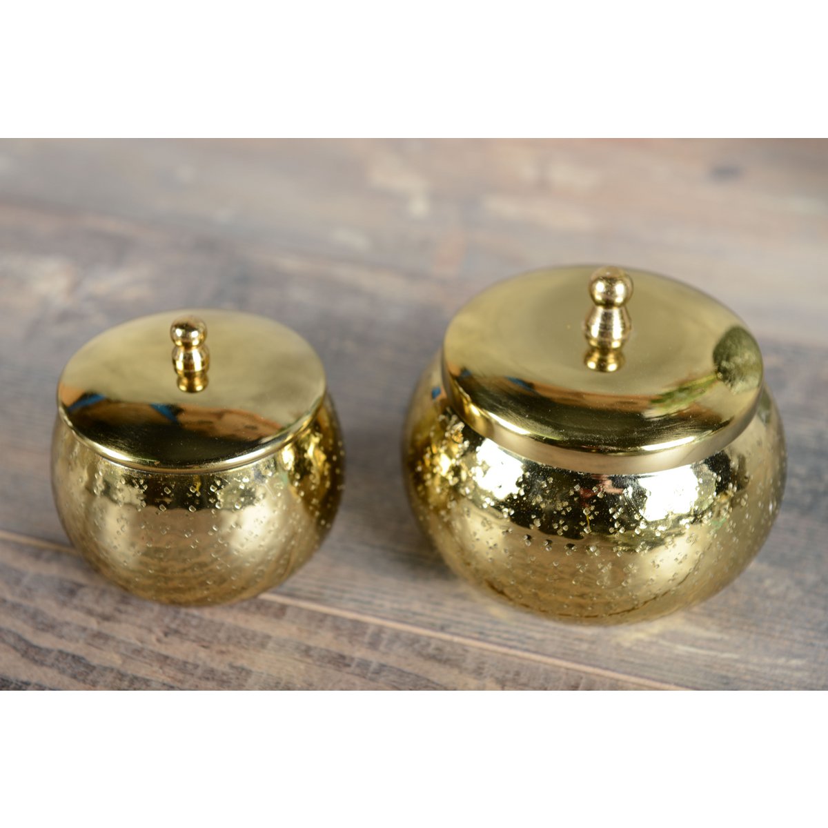 Ronde kaars Grand Model Dorée - Aulica, Gouden Afwerking