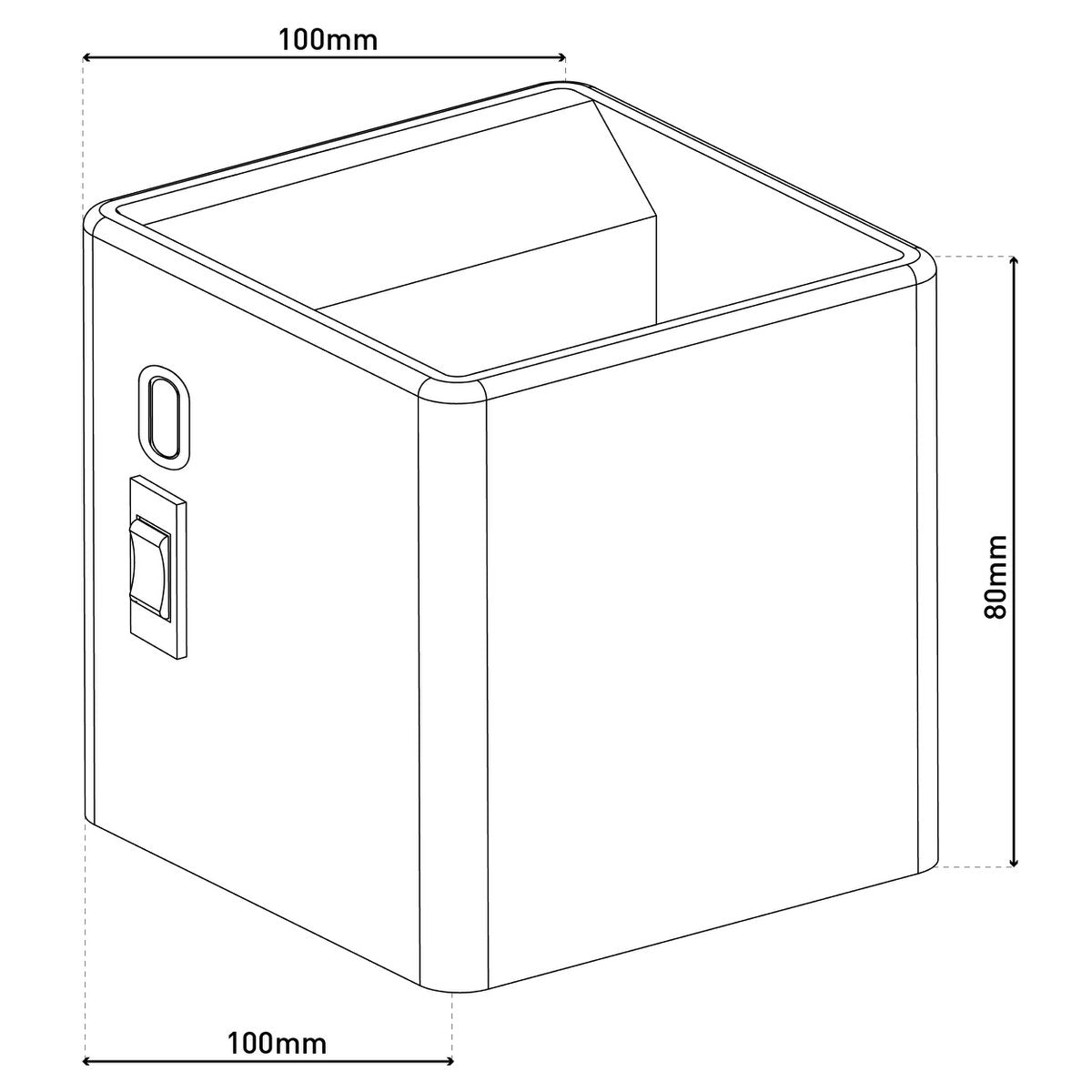 Näve Kubus Wandlamp Magnetisch Bewegingssensor