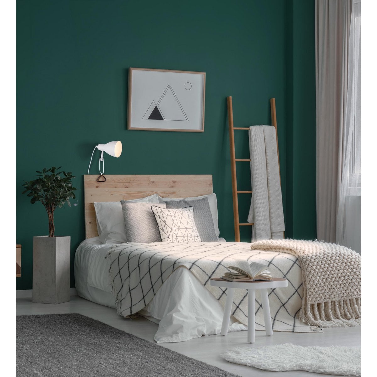 Näve Mara Klemlamp Mat Wit E14
