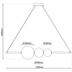 Näve Nova LED Hanglamp Chrome 25cm